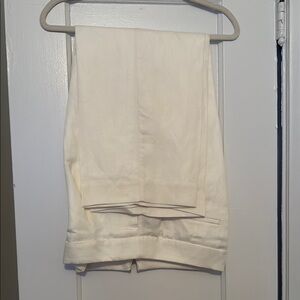 NWOT J.Crew Off-White Trousers